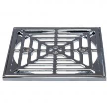 Sioux Chief 821-2SCQPK2 - Strainer & Ring Cast Chrome Finish 4.5 Sqr