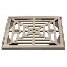 Sioux Chief 821-2SKQPK2 - Thin Strainer & Ring Cast Nickel Finish 4.5 Sq