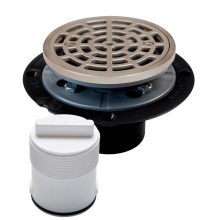 Sioux Chief 821-T200AKR - Drain & Plug Shwr Pan Abs Nik Fnsh R&s Rnd