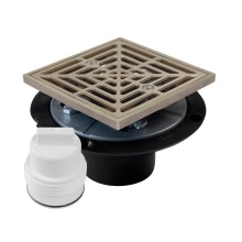 Sioux Chief 821-T200ANQ - Drain & Plug Shwr Pan Abs Nb R&s Sq