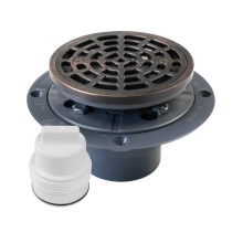 Sioux Chief 821-T200PRBR - Drain & Plug Shwr Pan Pvc Ob R&s Rd