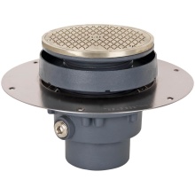 Sioux Chief 822-CF3DNR - Cleanout Fl Halo 3 Di Nh Ni R&c Rnd