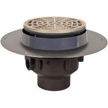 Sioux Chief 822-F2ANR - Drain Fl Halo 2 Abs Nb R&s Rnd