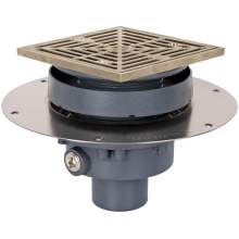 Sioux Chief 822-F2DNQ - Drain Fl Halo 2 Di Nh Nb R&s Sqr