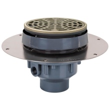 Sioux Chief 822-F2PNR - Drain Fl Halo 2 Pvc Nb R&s Rnd