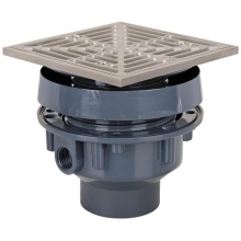 Sioux Chief 832-25PSQ - Drain Finish Line 2 Pvc 5ss R&s Sq