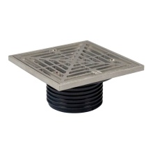 Sioux Chief 832-3HSQ - Finish Head Abs 3 Drain 5ss R&s Sqr