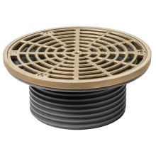 Sioux Chief 832-4DHNR - Finish Head Di 4 Drain 6nb R&s Rnd