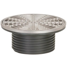 Sioux Chief 832-4DHSR - Finish Head Di 4 Drain 6ss R&s Rnd