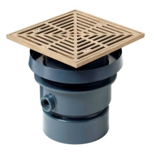 Sioux Chief 832-4PNQ - Drain Finish Line 4 Pvc 6nb R&s Sq