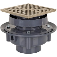 Sioux Chief 833-25PNQ - Drain Finish Line 2 Pvc 5nb R&s Sq