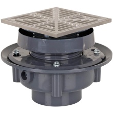 Sioux Chief 833-25PSQ - Drain Finish Line 2 Pvc 5ss R&s Sq