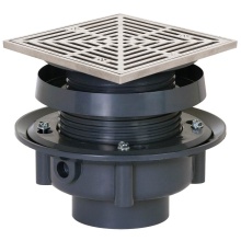 Sioux Chief 833-4PSQ - Drain Finish Line 4 Pvc 6ss R&s Sq