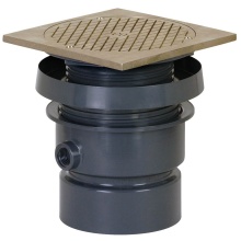 Sioux Chief 834-4PNQ - Cleanout Finish Line 4 Pvc 6nb Sq