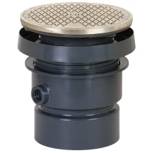 Sioux Chief 834-4PNR - Cleanout Finish Line 4 Pvc 6nb Rnd