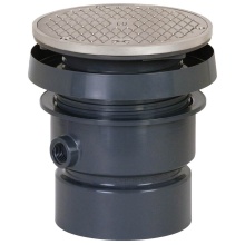 Sioux Chief 834-4PSR - Cleanout Finish Line 4 Pvc 6ss Rnd