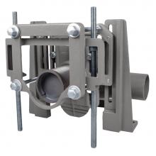 Sioux Chief 837-HBL - Closet Carrier Horizontal 4 In. No Hub Bariatric 1000 Lb. Left