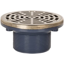 Sioux Chief 842-2LNR - Adj Floor Drain 2 Abs 4nb R&s Rnd L/a