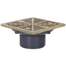 Sioux Chief 842-36LNQ - Adj Floor Drain 3 Abs 6nb R&s Sq L/a