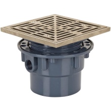 Sioux Chief 842-3PNQ - Adj Floor Drain 3 Pvc 5nb R&s Sq