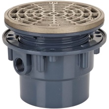 Sioux Chief 842-3PNR - Adj Floor Drain 3 Pvc 5nb R&s Rnd