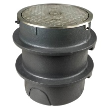 Sioux Chief 850-9IN - Cleanout Housing - Iron Cover Nb Veneer With Double-flange