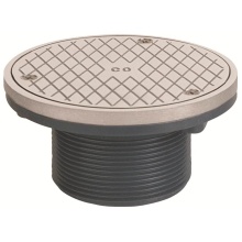 Sioux Chief 852-3LSR - Adj Floor Cleanout 3 Mip Abs 6ss R&c Rnd