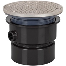 Sioux Chief 852-4ASR - Cleanout Floor Adj 4 Abs Ss R&s R