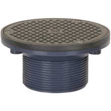 Sioux Chief 852-4LI - Adj Floor Cleanout 4 Mip Abs 6ci R&c Rnd L/a