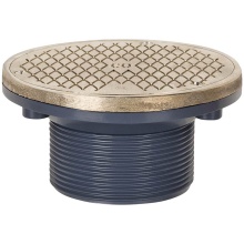 Sioux Chief 852-4LNRPK - Adj Floor Cleanout 4 Mip Abs 6nb R&c Rnd L/a