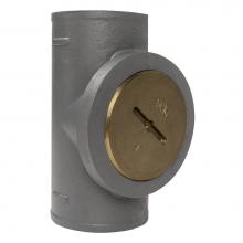 Sioux Chief 853-T24I - Cleanout Tee 4nh With Br Plug