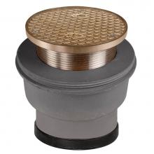 Sioux Chief 854-63NR - Adj Floor Cleanout 3pj Nb Cover