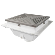 Sioux Chief 861-2PZ - 2 Sq Max W/pvc W/ss304 Ring & Strnr