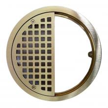 Sioux Chief 861-GNR8H - Grate/frame Floor Sink Nb Rd 8 Open-half