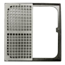 Sioux Chief 861-GSQ2H - Grate/frame Floor Sink Ss Sq 12 Open-half