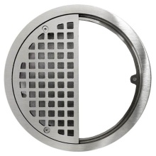 Sioux Chief 861-GSR8H - Grate/frame Floor Sink Ss Rd 8 Open-half