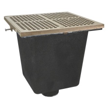 Sioux Chief 861-Q2221N - Floor Sink Are Sq 12x12x10 2nh Noflng Nb Ring & Grate