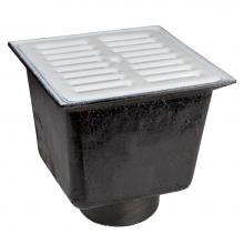 Sioux Chief 861-Q2286A - Floor Sink Are Sq 8x8x6 2nh Noflng Are Grate