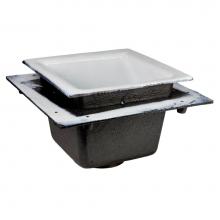 Sioux Chief 861-QF2228 - Floor Sink Are Sq 12x12x8 2nh Flanged