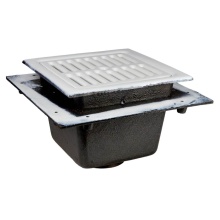 Sioux Chief 861-QF2228A - Floor Sink Are Sq 12x12x8 2nh Flanged Are Grate
