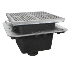 Sioux Chief 861-QF2228S - Floor Sink Are Sq 12x12x8 2nh Flanged Ss Ring & Grate