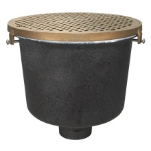 Sioux Chief 861-R2428N - Floor Sink Are Rd 12x8 4nh Noflng Nb Ring & Grate