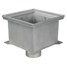 Sioux Chief 861-SQ2428 - Floor Sink Ss Sq 12x12x8 4nh Noflng