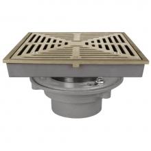 Sioux Chief 862-229INQ - Adj Flashing Drain 2 Nh 9di R&s Sqr + Nb Veneer