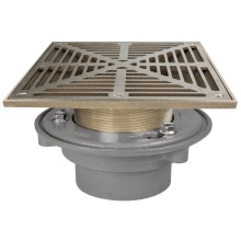 Sioux Chief 862-2310NQ - Adj Flashing Drain 3 Nh 10nb R&s Sq