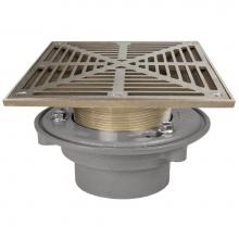 Sioux Chief 862-238NQ - Adj Flashing Drain 3 Nh 8nb R&s Sq