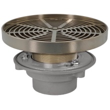 Sioux Chief 862-2410NRE - Adj Flashing Drain 4 Nh 10nb R&s Rnd + Extended Rim