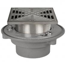 Sioux Chief 862-245SQ - Adj Flashing Drain 4 Nh 5ss R&s Sq