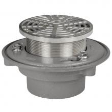 Sioux Chief 862-245SR - Adj Flashing Drain 4 Nh 5ss R&s Rnd