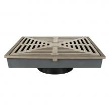 Sioux Chief 862-49LINQ - Adj Floor Drain Head 9ci R&s Sqr - Nb Veneer